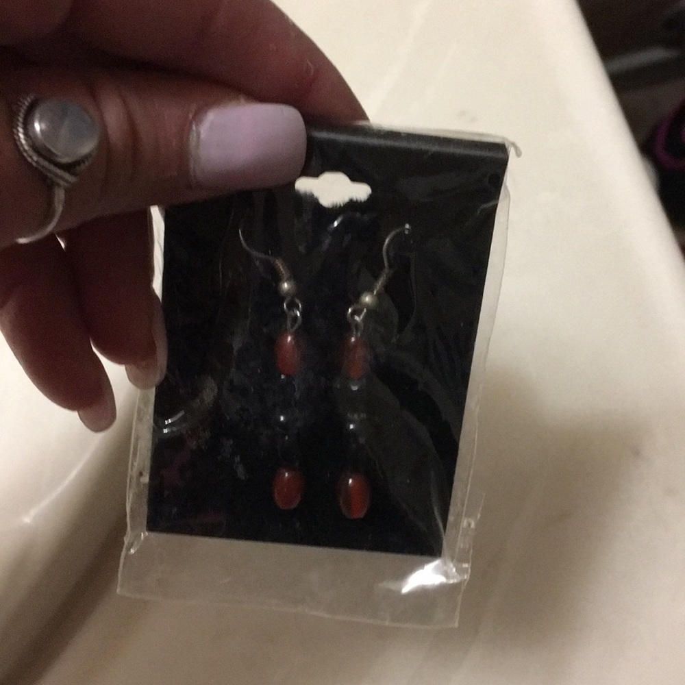 NWOT fish hook earrings